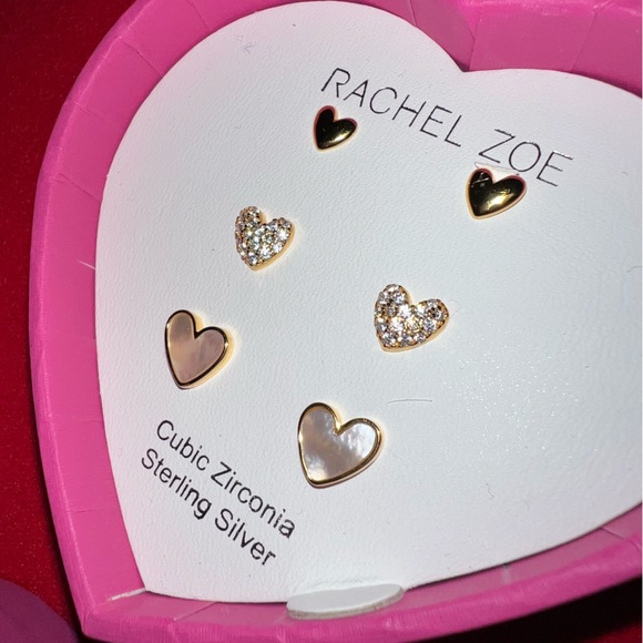 Pair Set of Earrings (NIBCubic Zirconia Sterling Silver)